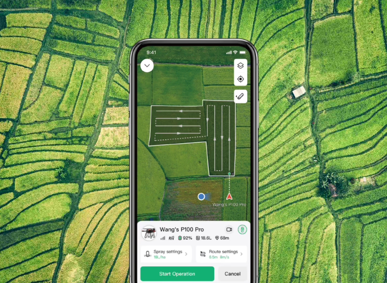 AUTONOMIA DPM - DRONE XAG P100  PRO NO PARANÁ