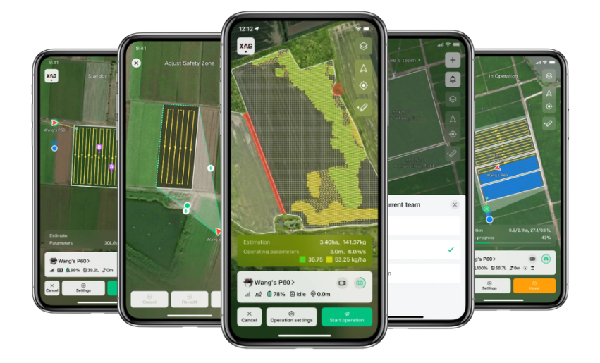 APLICATIVO XAG DPM - DRONE XAG P60  PRO NO PARANÁ