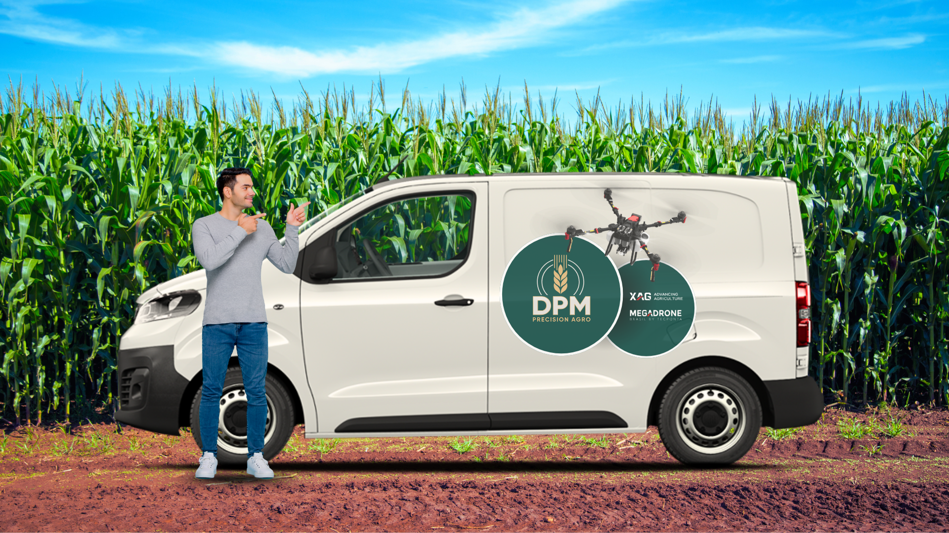 SUPORTE DPM - DRONE XAG V50 NO PARANÁ